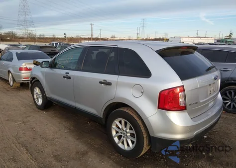 2013 Ford Edge Se from USA, damaged, VIN 2FMDK3GC4DBC05897